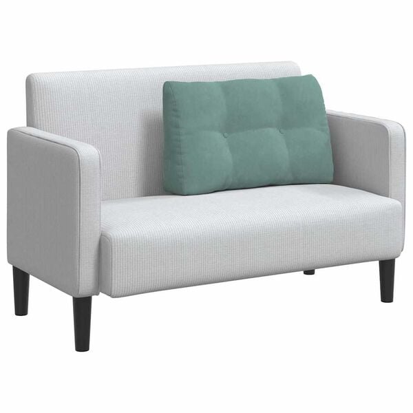 vidaXL Rugkussen Zeegroen 80 x 24 x 50 cm Fluweel