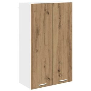 vidaXL Hangkast Riga Artisan Eiken 60 x 31 x 100 cm Bewerkt hout