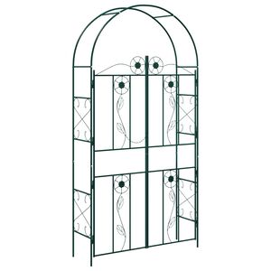 vidaXL Tuin Boog Groen 115 x 37 x 226 cm Staal
