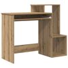 vidaXL Bureau Artisan Eiken Bewerkt hout 106 x 41 x 88.5 cm