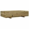 vidaXL Plantenbak 110x60x26,5 cm ge&iuml;mpregneerd grenenhout
