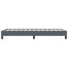 vidaXL Bedframe zonder matras 90x220 cm fluweel donkergrijs