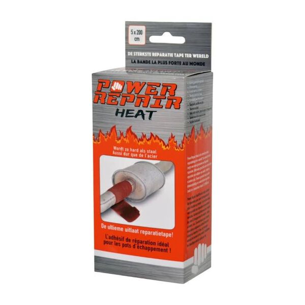 PowerRepair uitlaatreparatietape Heat 200 x 5 cm zwart