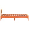 vidaXL Bedframe zonder matras massief grenenhout wasbruin 75x190 cm