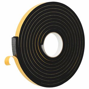 vidaXL Zelfklevende schuimtape 10 st Zwart 20mm x 5m CR Schuim