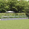 vidaXL Plantenbak Lichtgrijs 480 x 50 x 45 cm Gegalvaniseerd staal