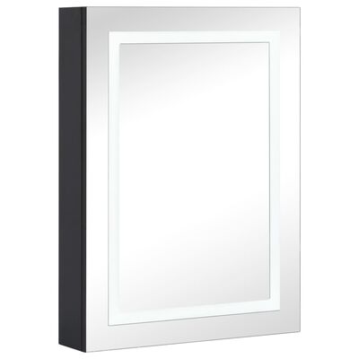 vidaXL Badkamerkast met spiegel en LED 50x13x70 cm
