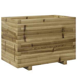 vidaXL Plantenbak 70x40x49,5 cm ge&iuml;mpregneerd grenenhout