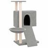 vidaXL Kattenmeubel met sisal krabpalen 96 cm lichtgrijs