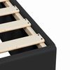 vidaXL Bedframe zonder matras 137x190 cm kunstleer zwart