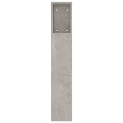 vidaXL Hoofdbordkast 180x18,5x104,5 cm betongrijs
