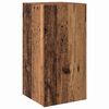 vidaXL Wand tv-kast Wandgemonteerd 3 pcs Oud Hout Bewerkt hout