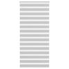 vidaXL Zebra rolgordijn 105x200 cm stofbreedte 100,9 cm lichtgrijs