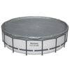 Bestway Zwembadcover &Oslash;4,88 m Rond Polyester Grijs