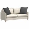 vidaXL Sofa Kussens 2 stuks Donkergrijs 80 x 80 cm Cordstof