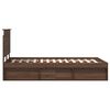 vidaXL Bedframe Bruin Eiken 120 x 200 cm Massief grenenhout