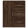 vidaXL Dressoir 60x31x70 cm bewerkt hout bruin eikenkleurig