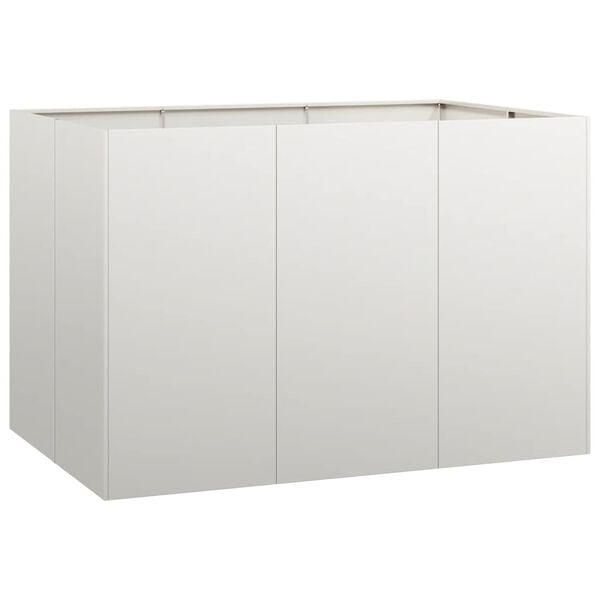 vidaXL Plantenbak 120x80x80 cm roestvrij staal