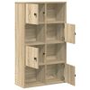 vidaXL Boekenkast 60x24x101,5 cm bewerkt hout sonoma eikenkleurig