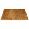 vidaXL Tafelblad met natuurlijke rand 90x80x3,8 cm massief mangohout