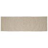 vidaXL Gebied Tapijt Natuurlijk en Wit 60 x 250 cm Jute