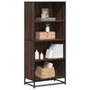 vidaXL Boekenkast 60x35x139 cm bewerkt hout bruin eikenkleurig