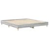 vidaXL Bedframe zonder matras 180x200 cm spaanplaat grijs Sonoma