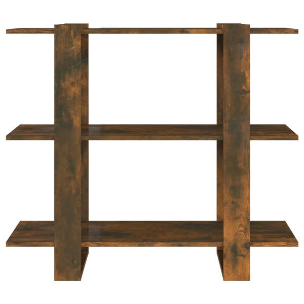 vidaXL Boekenkast/kamerscherm 100x30x87 cm gerookt eikenkleurig