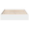 vidaXL Bedframe met lades bewerkt hout wit 120x190 cm