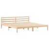 vidaXL Bedframe Bruin 208.6 x 157.6 x 69.4 cm Massief grenenhout
