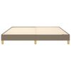 vidaXL Boxspring bed stof taupe 160x200 cm