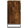 vidaXL Dressoirs 2 st 40x35x70 cm bewerkt hout gerookt eikenkleurig