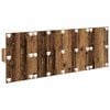 vidaXL Hoofdbord Met Kast met lade 3 pcs Oud Hout Bewerkt hout