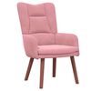 vidaXL Fauteuil Roze 63 x 67 x 94 cm Fluweel