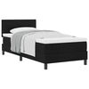 vidaXL Boxspringbed met hoofdeinde Zwart 100 x 200 cm Stof