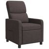 vidaXL Relaxfauteuil Donkerbruin Polyester