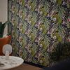 DUTCH WALLCOVERINGS Behang Passion Flower Flower marineblauw en groen