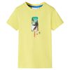 Kindershirt 128 geel