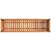 vidaXL Plantenbak 110x30x27,5 cm massief acaciahout en staal