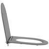 vidaXL Toiletzitting Grijs 44 x 36,4 x 3,4 cm Duroplast