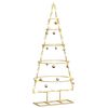 vidaXL Metalen kerstboom met standaard Goud 90 cm Poedergecoat staal
