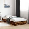 vidaXL Bedframe zonder matras hout gerookt eikenkleurig 100x200 cm