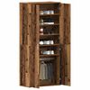 vidaXL Schoenenkast met plank Oudhout 80 x 39 x 178 cm Bewerkt hout
