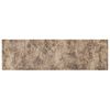 vidaXL Keuken Vloerkleed Bruin beton 300 x 60 cm 100% Polyamide