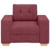 vidaXL Fauteuil Wijnrood 100x78x80 cm Stof