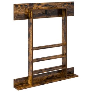 vidaXL Biljartkeu standaard Bewerkt hout 93 x 12 x 103 cm