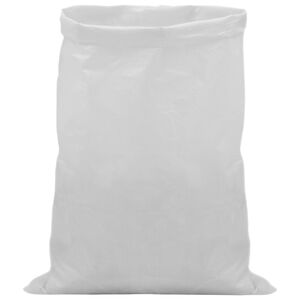 vidaXL Geweven zakken 250 st Wit 40 x 60 cm PP