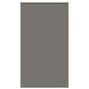 vidaXL Rolgordijn verduisterend 125x210 cm stofbreedte 121,6 cm grijs