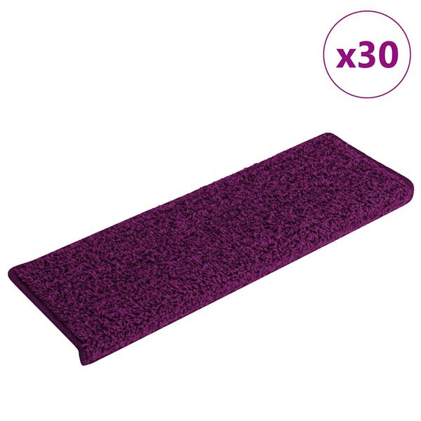 vidaXL Trapmatten 30 st 65x21x4 cm Roze Rechthoekige Rand