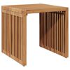 vidaXL Tuin Bijzettafel Bruin 45 x 42,5 x 45 cm Massief Teakhout